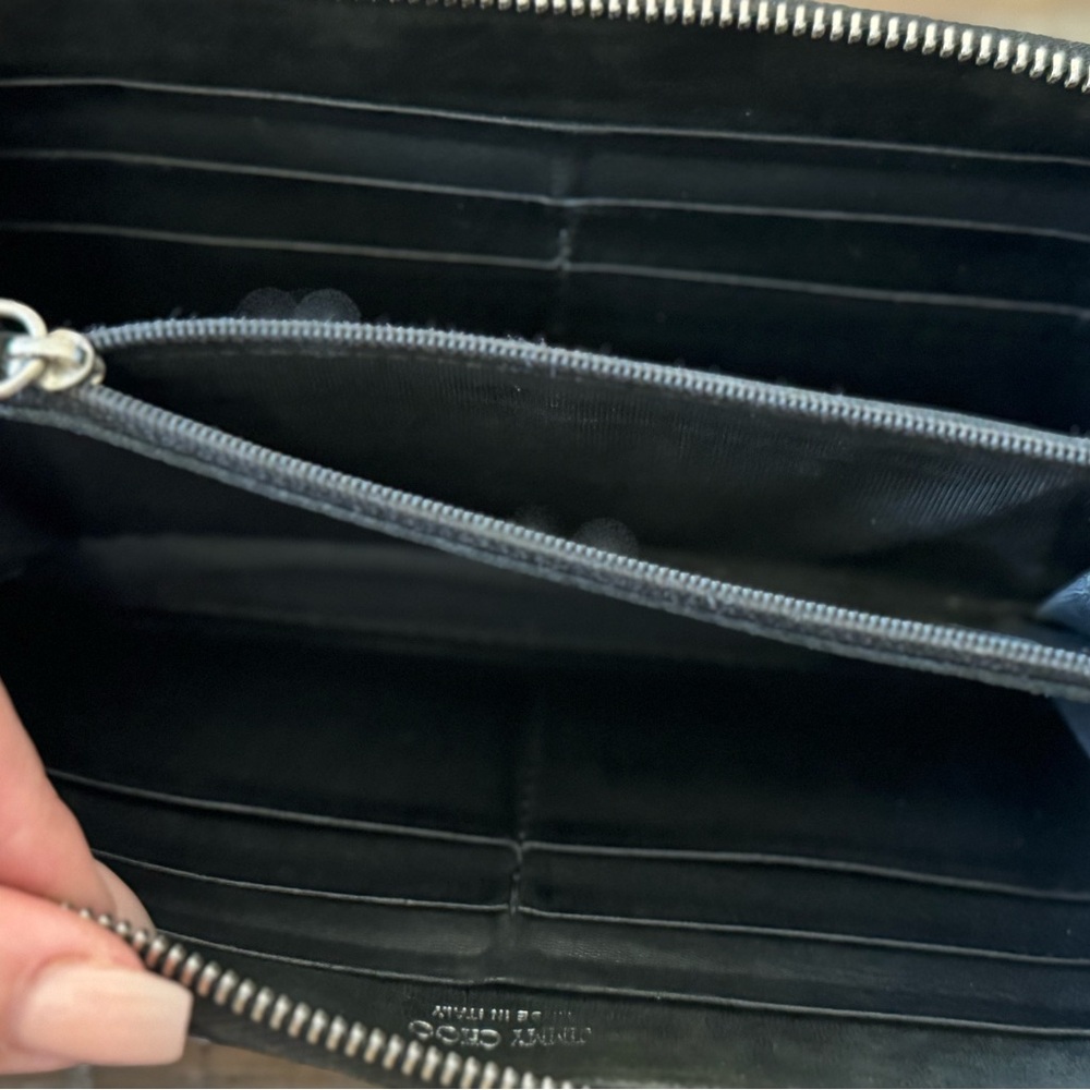 Auth Jimmy Choo Filipa star studded long wallet - Picture 11 of 11